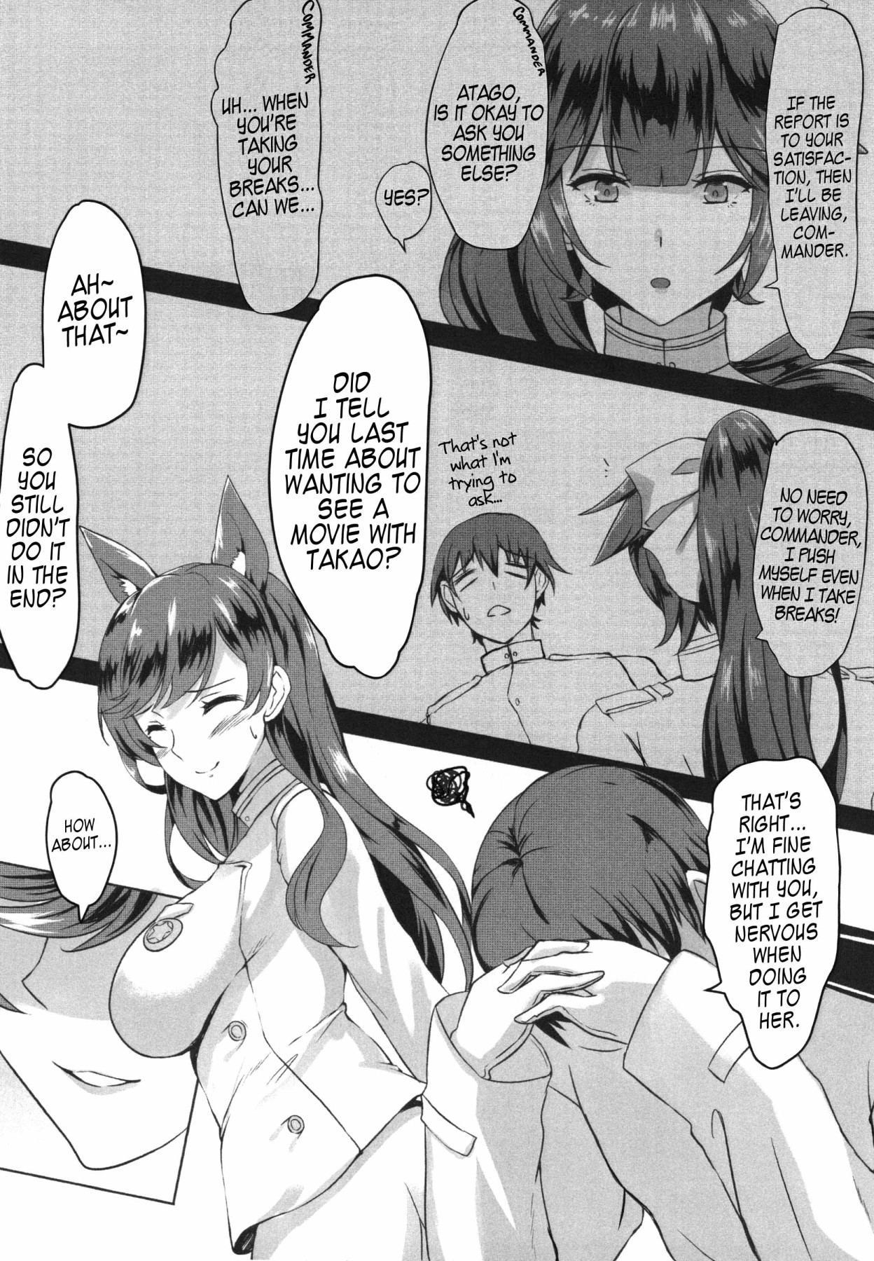 Hentai Manga Comic-Atago-san! Teach Me How To Confess To Someone!-Read-4